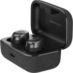While Stocks Last：Sennheiser MOMENTUM True Wireless 4 - Smart Earbuds With Bluetooth 5.4, Crystal-Clear Sound, Comfortable Design, 30-Hour Battery Life, Adaptive ANC