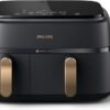 Philips 3000 Series NA352/00 - Dual Basket Airfryer, 9L, 8-in-1