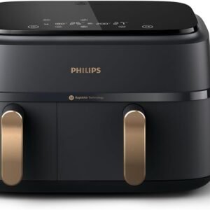 Philips 3000 Series NA352/00 - Dual Basket Airfryer, 9L, 8-in-1